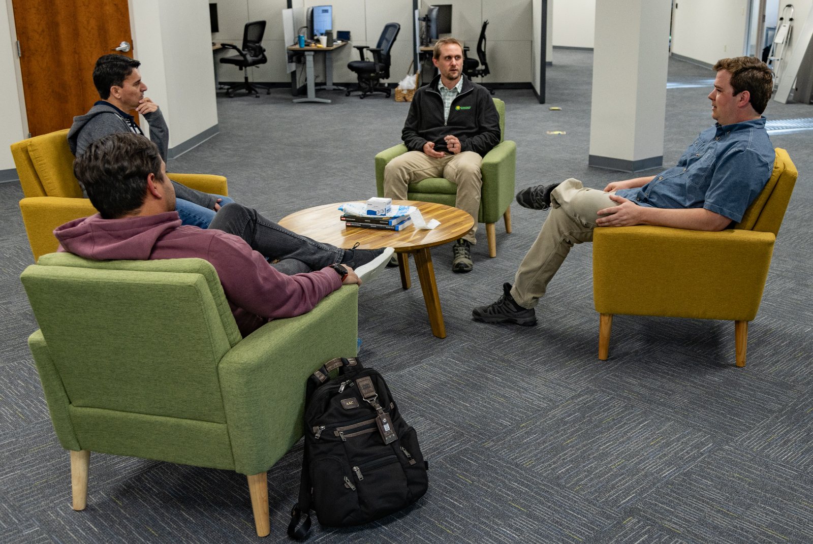 ACT team meeting in the Morrisville office