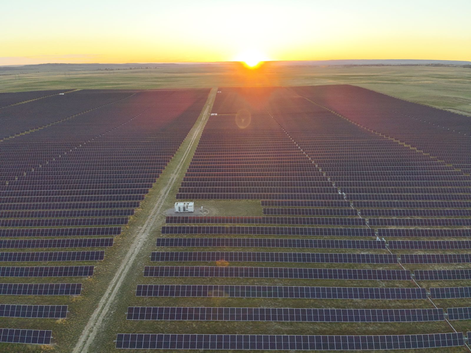 Solar site in Montana, 104 MWdc
