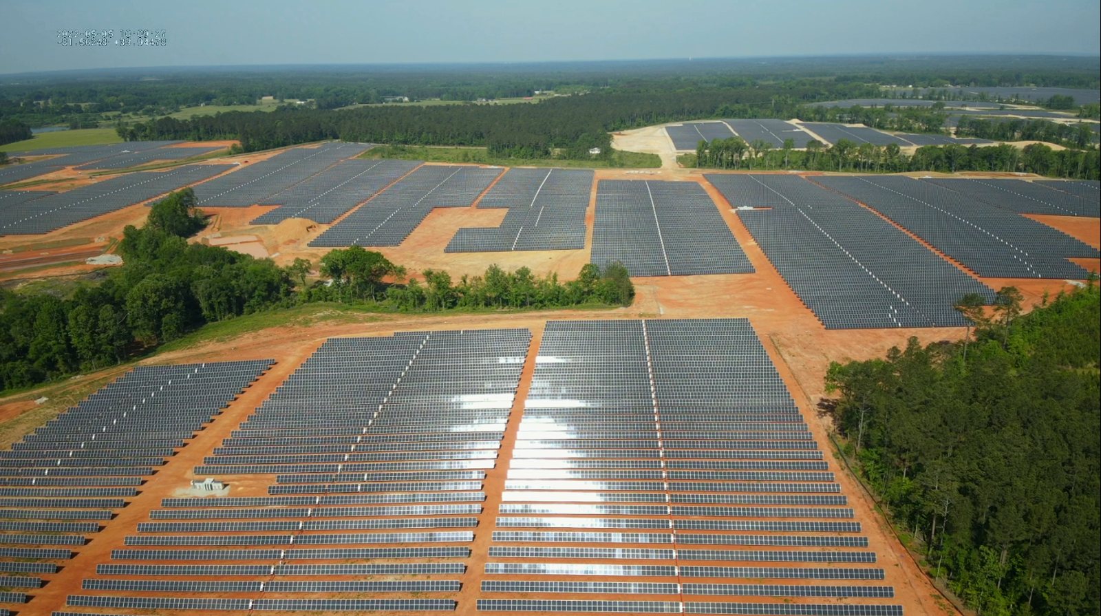 Solar site in South Carolina, 101 MWdc